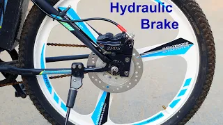 Installing Hydraulic Disc Brake in my Electric Cycle