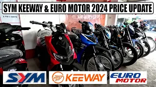 SYM Keeway & Euro Motor 2024 Price Update