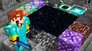 ¡Creé el Portal con bloques raros en Minecraft!