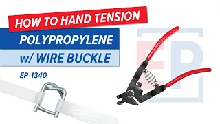 How To Use Poly Buckle Tensioner