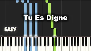 Tu Es Digne | EASY PIANO TUTORIAL BY Extreme Midi