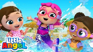 Jill The Mermaid! | Little Angel Kids Songs & Nursery Rhymes