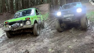 [MUD OFF ROAD] - LADA Niva 1.7 VS MITSUBISHI Shogun 2.8