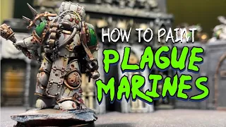 How to Paint Battle Ready Death Guard Plague Marines