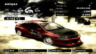 NFS MW Lancer Evo VIII Tuning (Tokyo Drift Car) Attempt