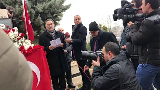 Yarbay Ali Tatar’ın 9.Yıl anması Abisi Ahmet Tatar’ın konuşması