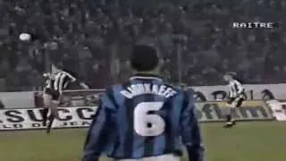 Serie A 1997-1998, day 13 Udinese - Inter 1-0 (Bierhoff)