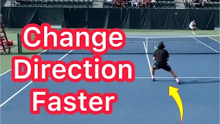 You MUST Split Step To Quickly Change Direction (Tennis Footwork Explained)