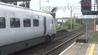 805 006 on test between London Euston and Chester