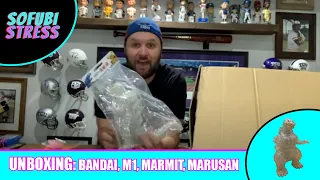 SOFUBI STRESS - Kaiju Toy Unboxing! Epic Haul! Marusan! M1! Bandai! Marmit! Godzilla!