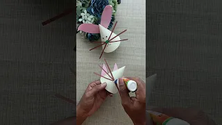 How to make Paper RABBIT | Easter Craft Ideas #shorts #viralvideo #happyeaster #bunny