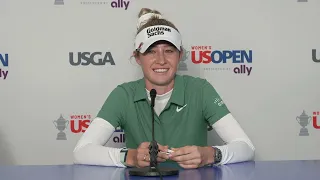 Nelly Korda Missed the cut Friday Flash Interview 2024 79th Womens US Open © USGA