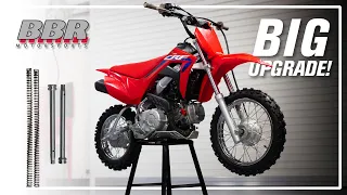 How To Install BBR Fork Springs & Damping Rods on a Honda CRF110F