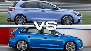 2018 Hyundai i30 N vs 2017 Audi RS3 Sportback