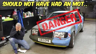 Lethal Fault + Long List of Expensive Problems Bring BisMerc's Future Into Doubt   [Mercedes W124]