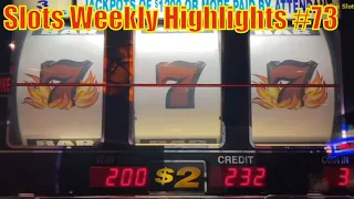 Slots Weekly Highlights #73 For you who are busy★Blazing 7's @ San Manuel Casino & Pechanga Resort