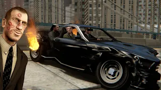 Packie : “Niko, why do you keep hurting me?” In traffic at a speed of 9999999！ - GTA4