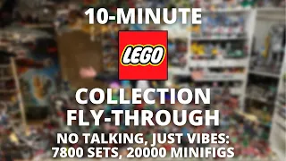 10 Minute Massive LEGO Collection Room Tour! 7800 Sets, 20K Minifigs - No Talking, Just Vibes.