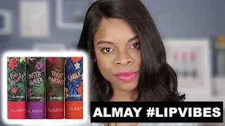 Almay Lip Vibes Matte Lipstick Swatches | PuckerUpBabe