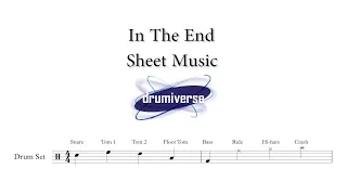 In The End by Linkin Park - Drum Score (Request #95)