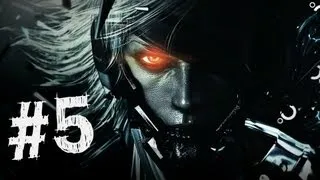 Metal Gear Rising Revengeance Gameplay Walkthrough Part 5 - Mistral Boss - Mission 2