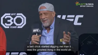 Mark Coleman's hilarious hammer response at UFC Heavyweight Q&A