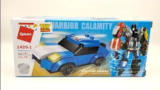 Qman Brick Creative Master | 1409-1 | Warrior Calamity : Sports Car Snowfall.