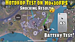 MAX Graphics on iPhone 6s PUBG Hotdrop Test After 2.8 Update🔥| 2GB RAM 4.7 inch MAX | 6s pubg test