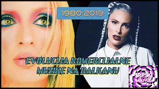 Evolucija komercijalne muzike na Balkanu ( 1980 - 2019 )