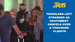 Southwest cancels over a thousand flights, leaving travelers stranded at Sea-Tac