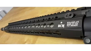 BCM KMR Alpha Free Float Handguard install Review & Commentary