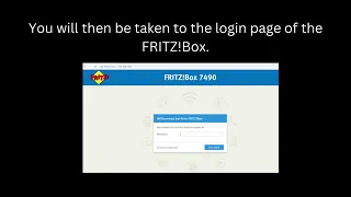 Fritz!Box Router Login using fritz.box Web Interface