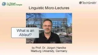 PHY_012 - Linguistic Micro-Lectures: Ablaut