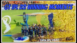 Gujarat Titans Winning moments - Tata IPL Finals 2022