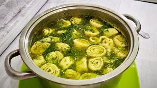 Суп с чесночными галушками Необыкновенный рецепт Soup