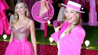 Margot Robbie feet at Barbie premiere in Seoul leave fans stunned