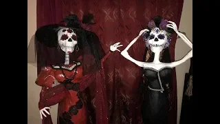 Como hacer una catrina, catrina de papel mache, DIY parte 1