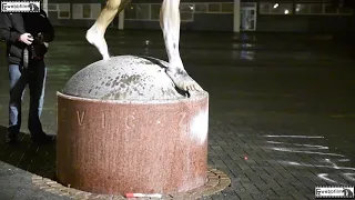 Zlatan-statue attacked in Malmo_27 nov 2019