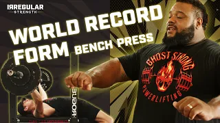 A World Record Bench Press Needs World Record Form | How to Bench Safely | JULIUS MADDOX