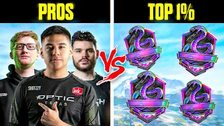 3 CALL OF DUTY PROS VS 4 TOP 1% RANKED PLAYERS