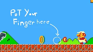 Put your finger here (Mario edition)