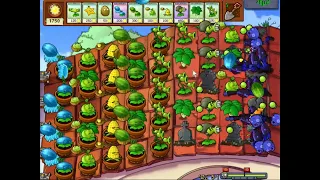 Plants vs Zombies Hard Game On The Roof Complete Adventure Mode Level 1 #bzfighting#bzfight#gameplay