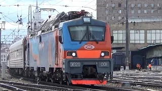 Электровоз ЭП20-001 с поездом №144 (Москва - Кисловодск)