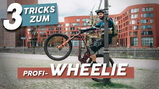 Wheelie Profi Tricks mit dem MTB | 3 Fahrtechnik Tipps für das Fahren auf dem Hinterrad