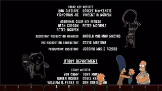 The Simpsons Theater Ice Age: The Meltdown End Credits