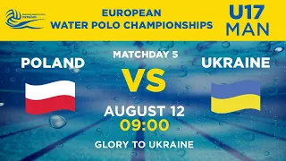 🔴 Men's European U 17 Water Polo Championships 2023 | Group D | Poland - Ukraine