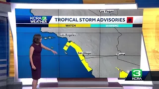 Hurricane Hilary Updates: Tropical Storm Watch issued for part of California coast