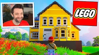 Ich BAUE eine LUXUS VILLA! (Lego Fortnite)