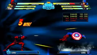 MvC3: Deadpool - Combo 06 - I'm Breaking The 4th Wall!