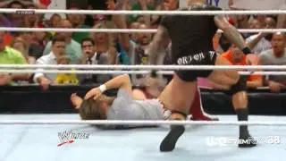 Randy Orton RKO on Daniel Bryan - Raw - September 16, 2013